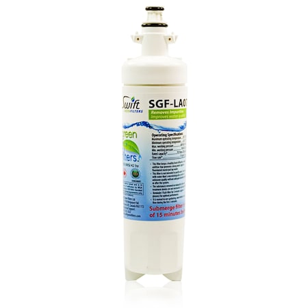 Swift Green Filters Compatible Refrigerator Water Filter for LG LT700-P, 46-9690, ADQ36006102, PH21410. SGF-LA07